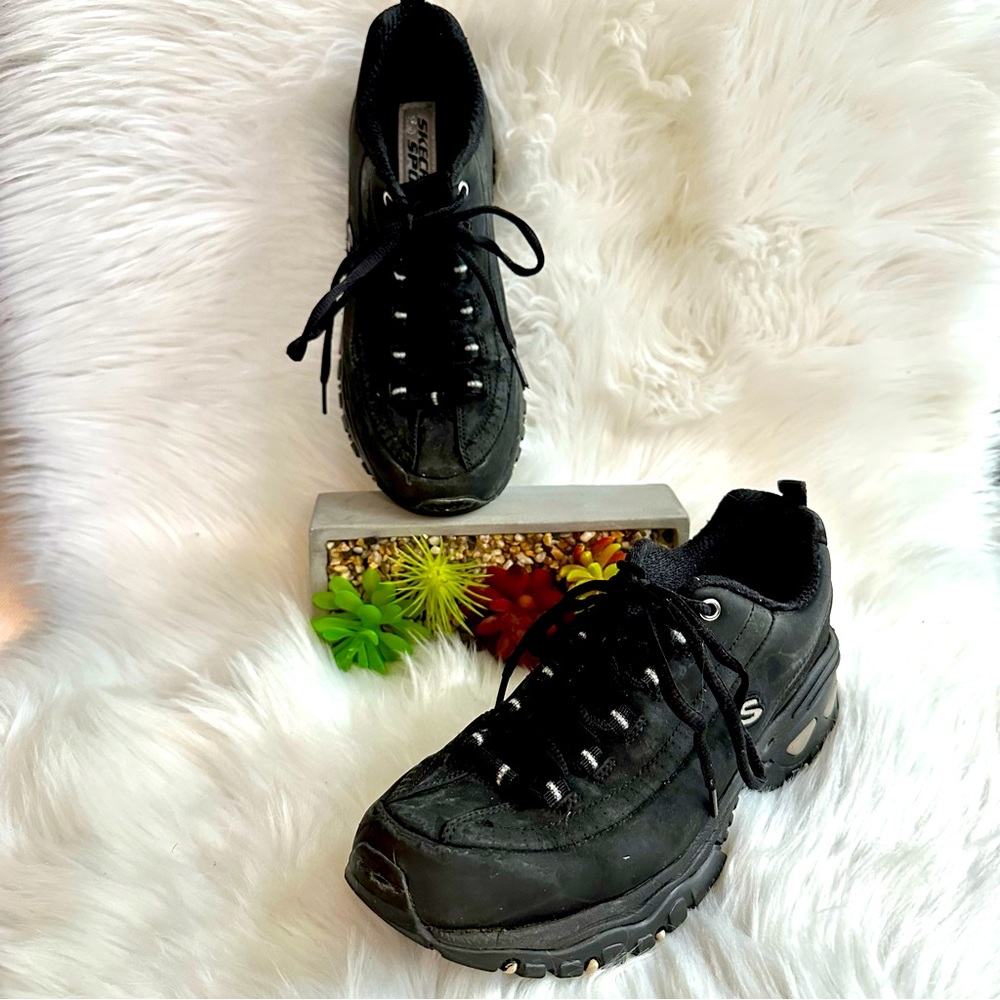 Y2K Skechers Black Chunky